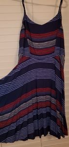 Patriotic dress, red white blue